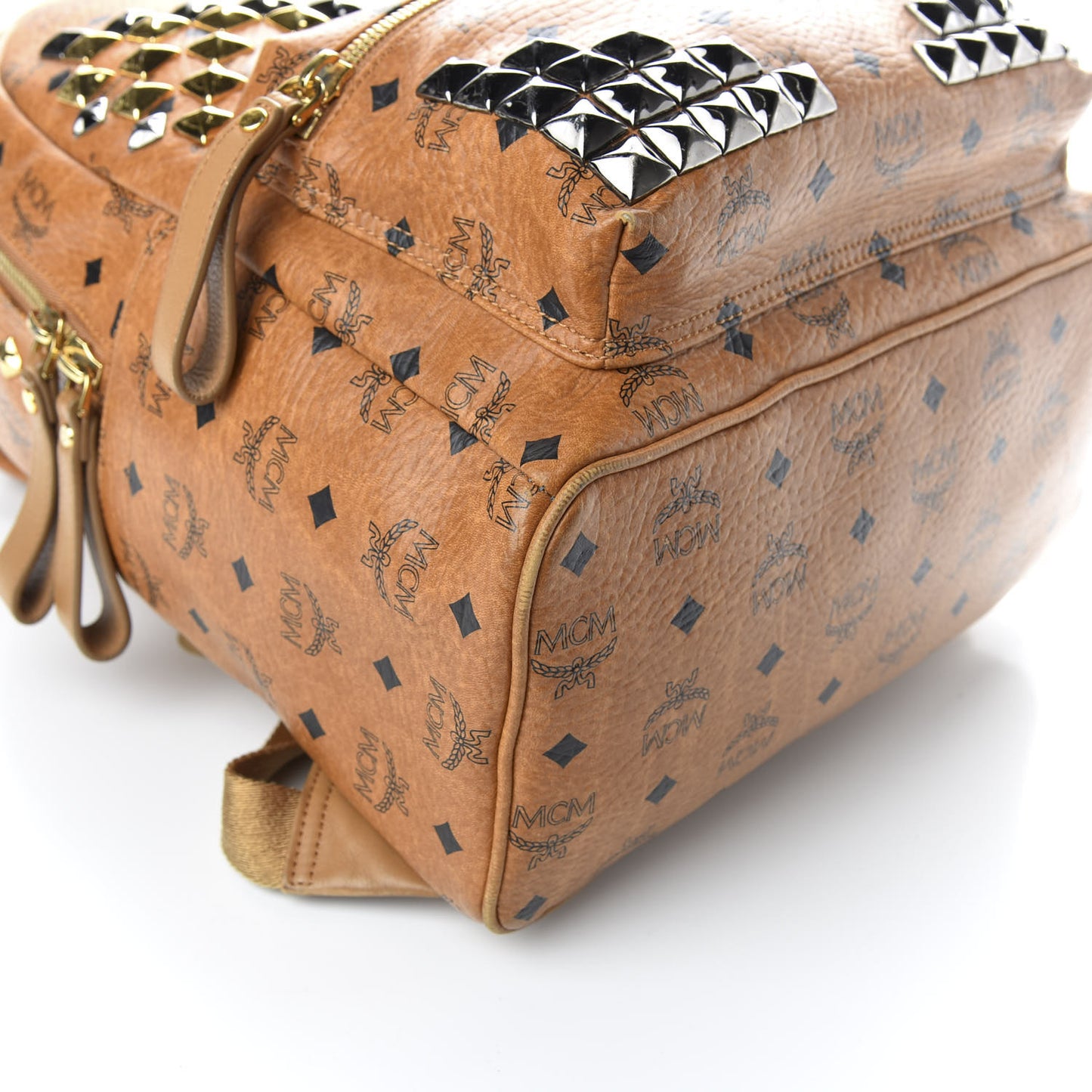 Visetos Studded Medium Stark M Backpack Cognac