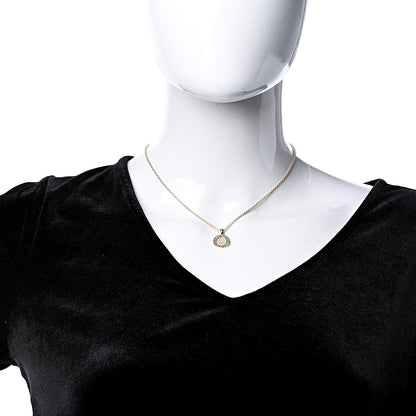 Bulgari 18K Yellow Gold Diamond BVLGARI BVLGARI Pave Pendant Necklace 2 of 5