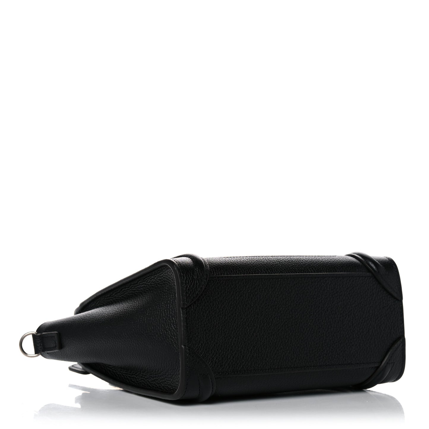 Drummed Calfskin Nano Luggage Black
