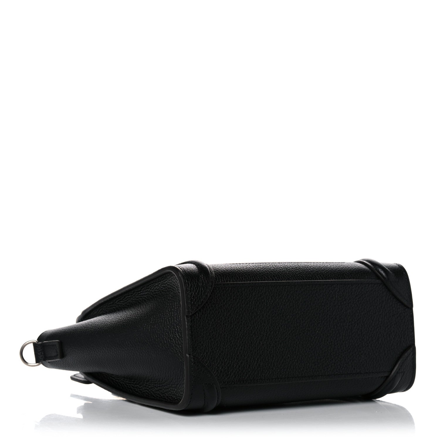 Celine Drummed Calfskin Nano Luggage Black 4 of 14