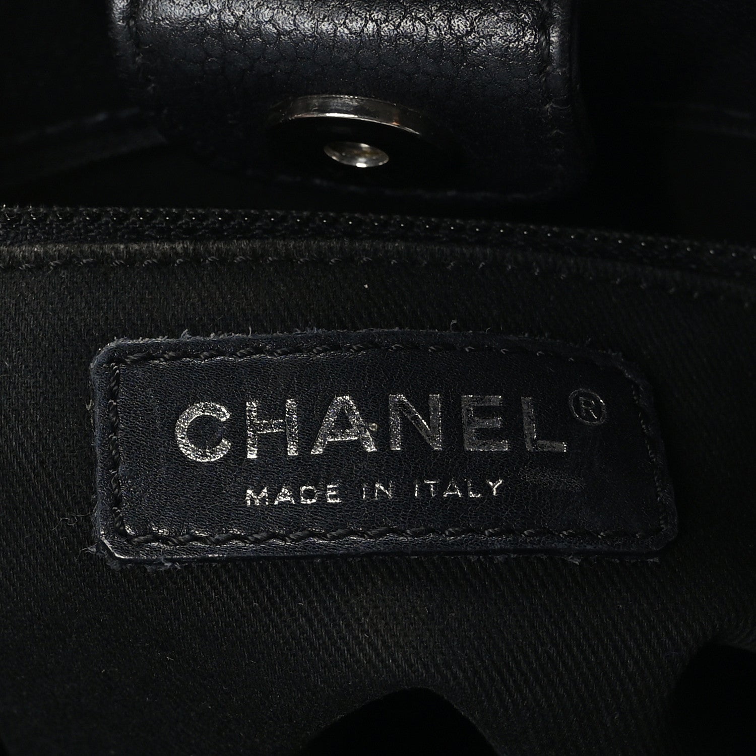 Chanel Caviar Quilted Petit Shopping Tote PST Black 6 of 9