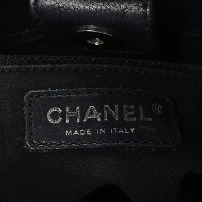 Chanel Caviar Quilted Petit Shopping Tote PST Black 6 of 9
