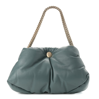 Proenza Schouler Lambskin Puffy Tobo Chain Shoulder Bag Orion Blue 1 of 10