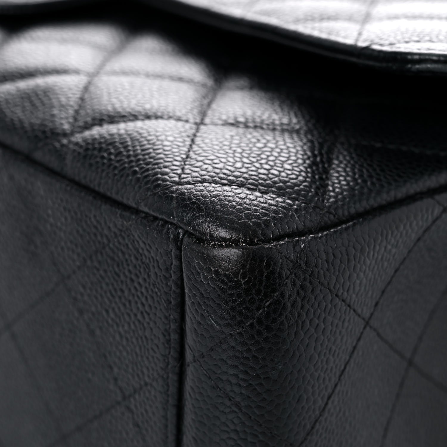 Chanel Caviar Quilted Maxi Double Flap Black 10 of 13