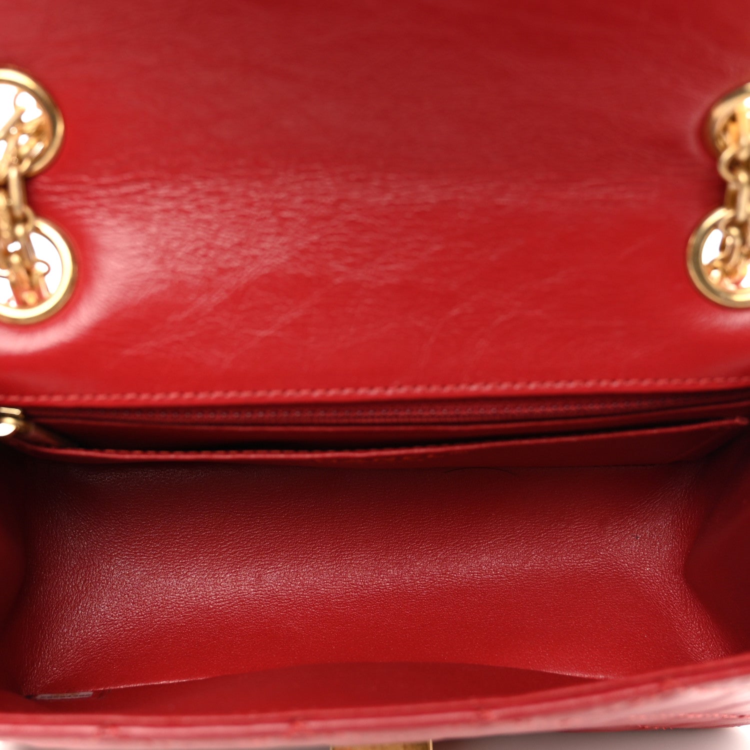 Chanel Aged Calfskin Quilted 2.55 Reissue Mini Flap Red 5 of 9