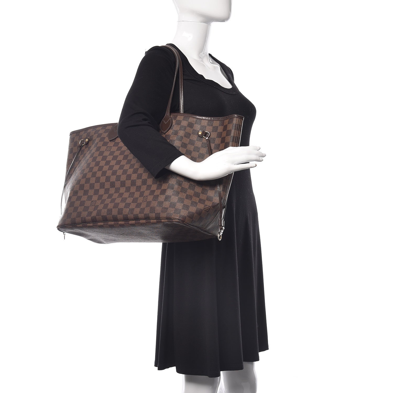 Louis Vuitton Damier Ebene Neo Neverfull GM 2 of 29