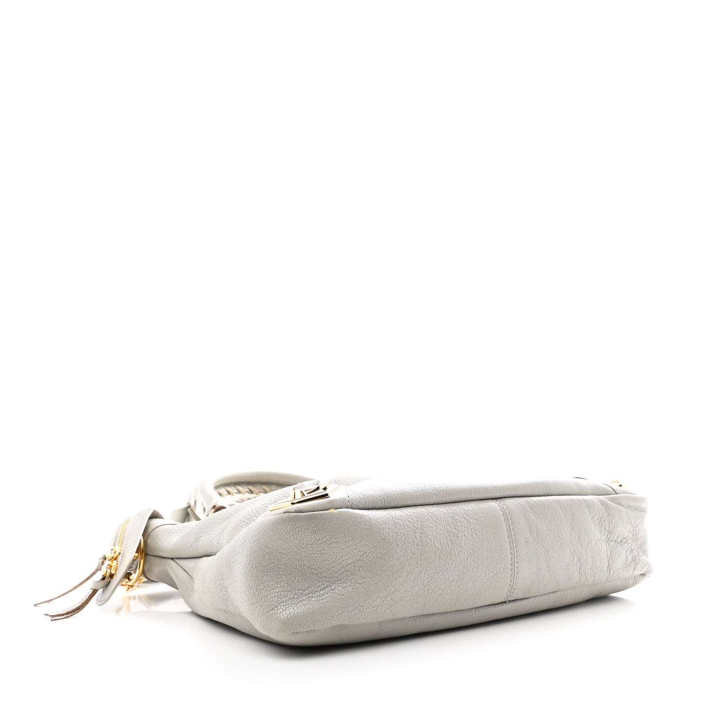 Chevre Gold Metallic Edge Hardware Town Gris Glace