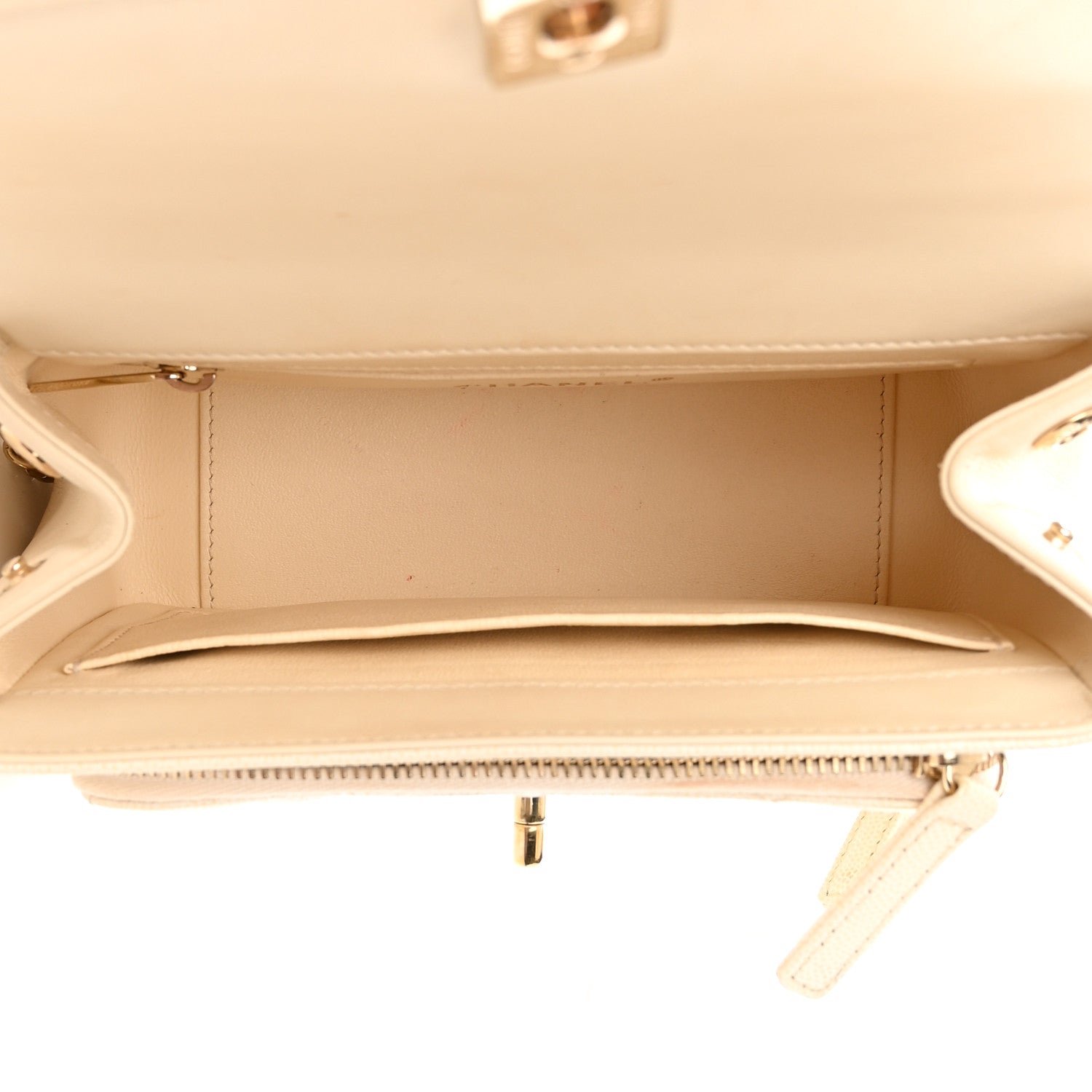 Chanel Caviar Quilted Small Business Affinity Flap White 5 of 14