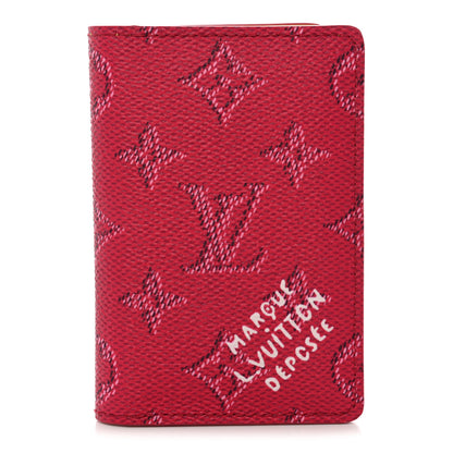 Louis Vuitton Monogram Heritage Pocket Organizer Rose Pondicherry 1 of 7
