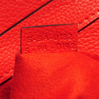 Celine Drummed Calfskin Micro Luggage Vermillion 8 of 8
