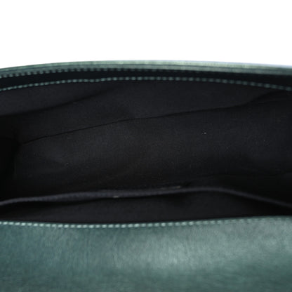Chanel Iridescent Goatskin Quilted Medium Boy Flap Green 4 of 9