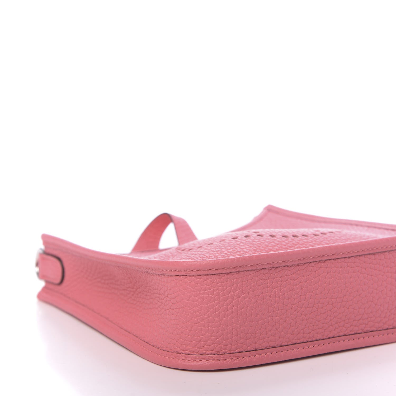 Hermes Taurillon Clemence Amazone Evelyne TPM Rose Azalee Rouge Pivoine 8 of 11