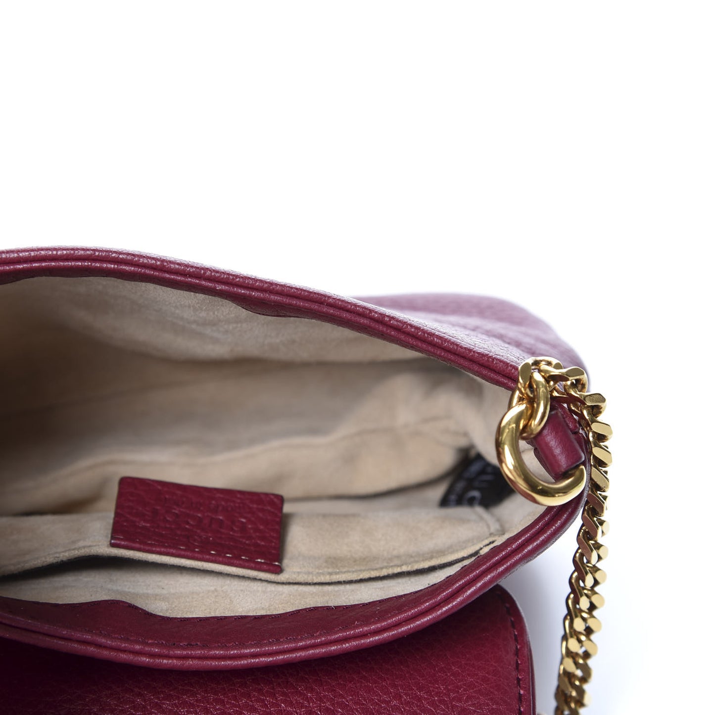 Cellarius Calfskin Small 1973 Chain Shoulder Bag Cherry Gloss