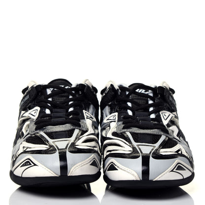 Balenciaga Mesh Rubber Womens Drive Sneakers 37 Light Grey Black 2 of 8