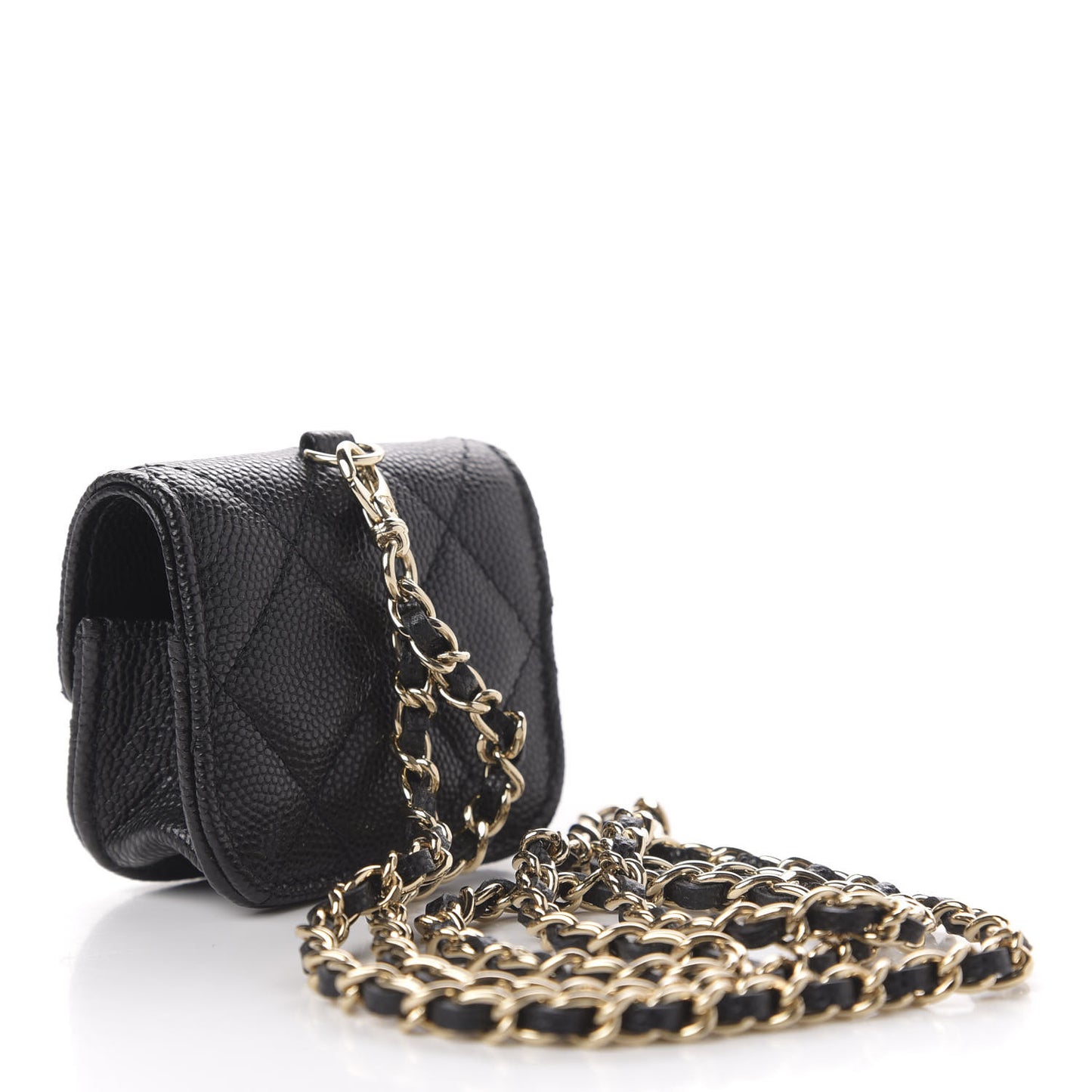 Caviar Quilted Airpods Pro Case Black