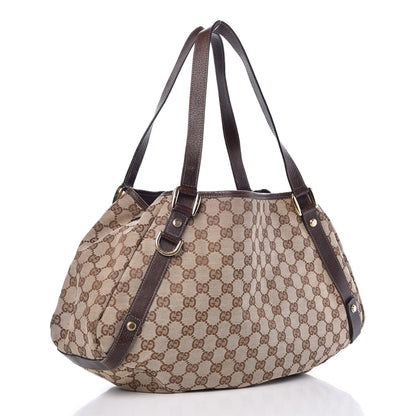 Gucci Monogram Medium Abbey Shoulder Bag Dark Brown 3 of 10