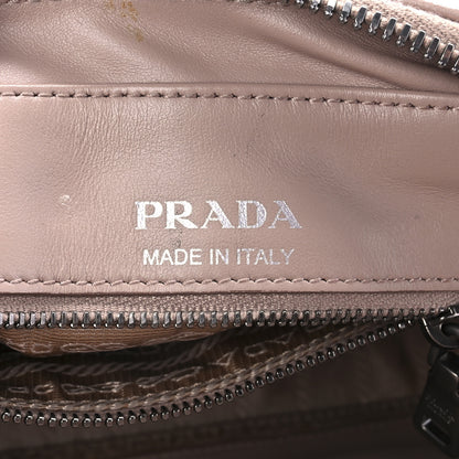Prada Soft Calfskin Diagramme Crossbody Bag Cipria 6 of 10