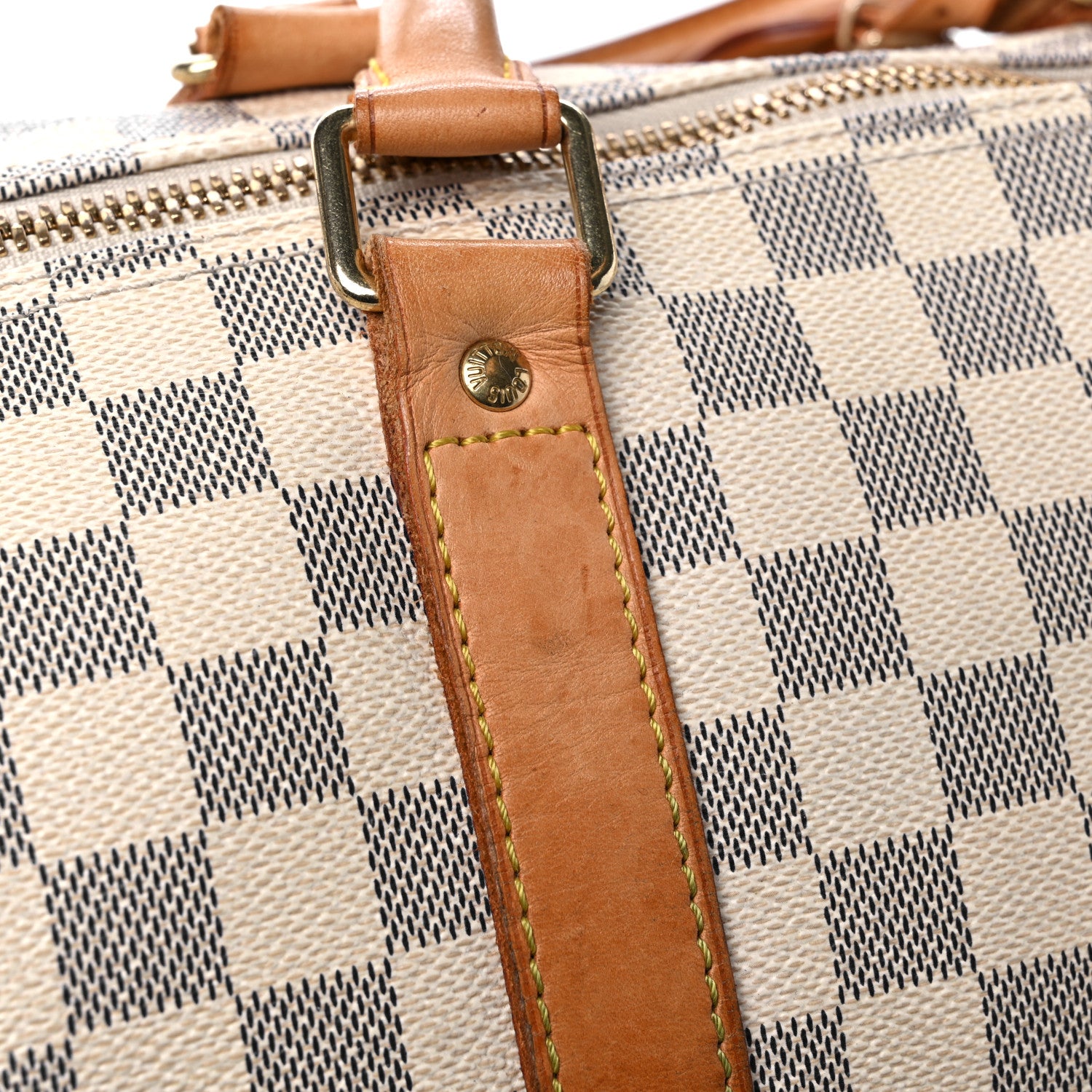 Louis Vuitton Damier Azur Keepall Bandouliere 55 24 of 28
