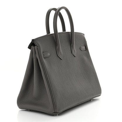 Hermes Togo Birkin 25 Etain 3 of 11