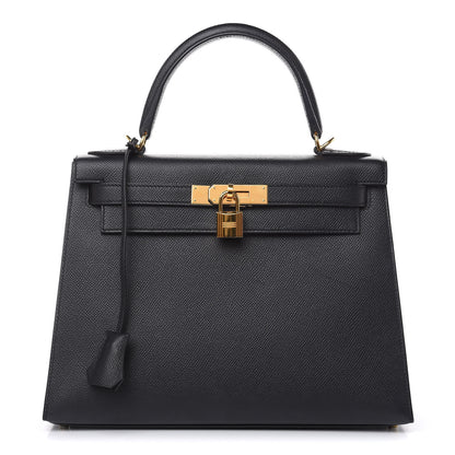 Hermes Epsom Kelly Sellier 28 Black 1 of 37