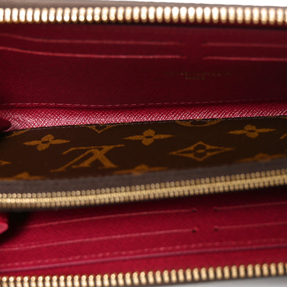 Louis Vuitton Monogram Clemence Wallet Fuchsia 5 of 6