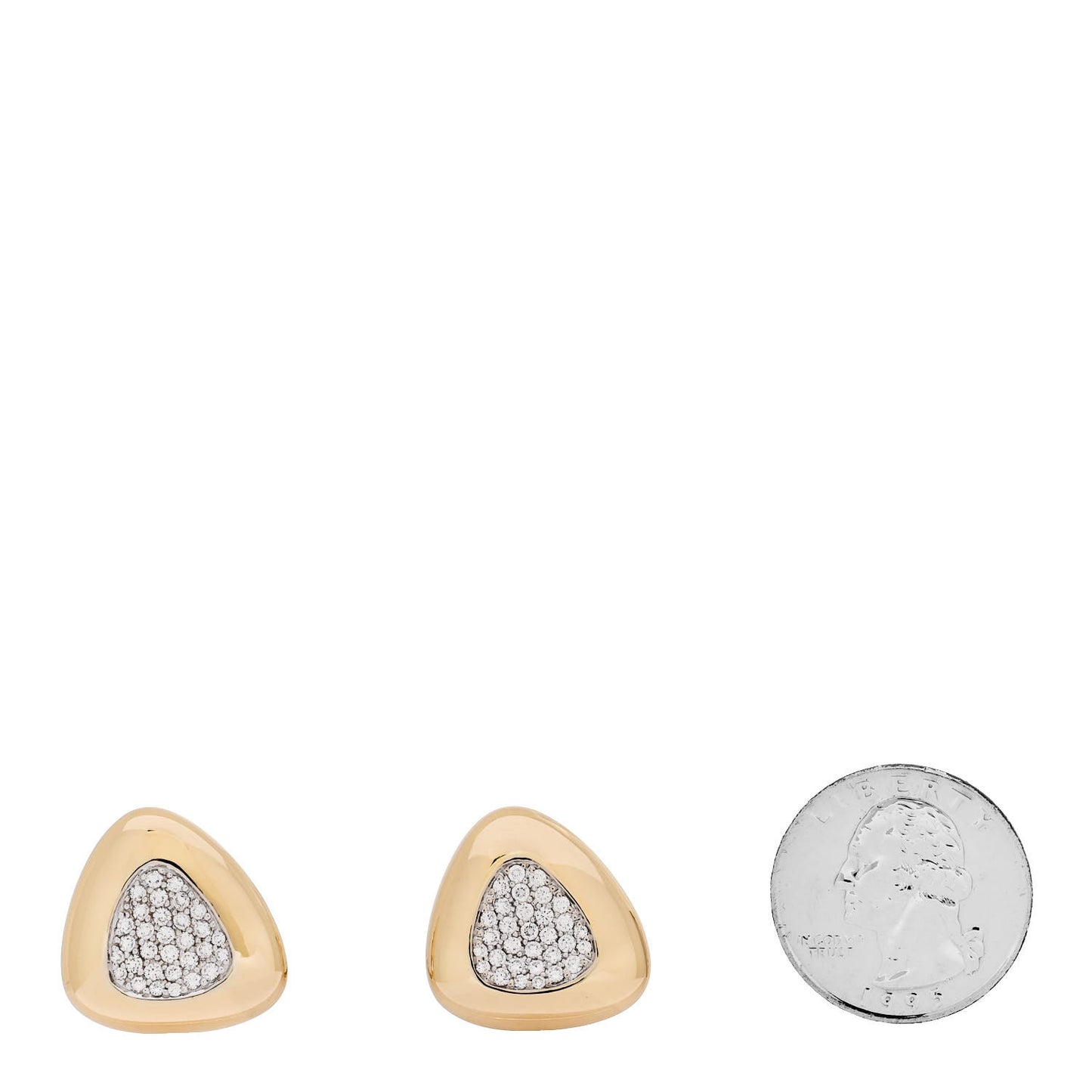 18K Yellow Gold Diamond Capri Plus Earrings