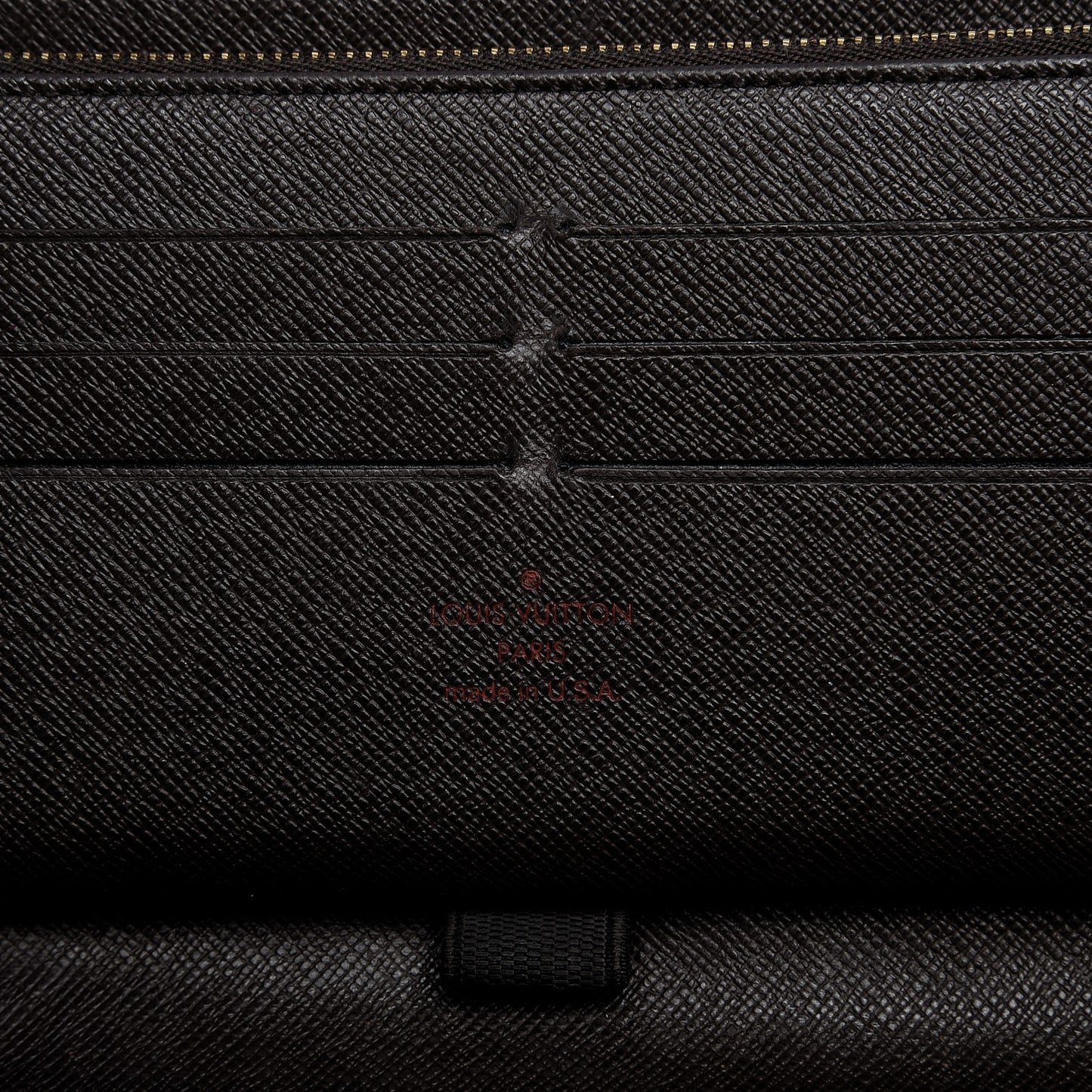 Damier Ebene Zippy Organizer Wallet