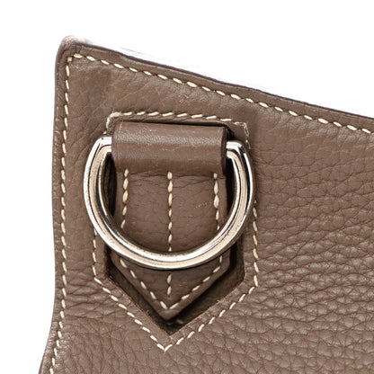 Hermes Taurillon Clemence Jypsiere 37 Etoupe 28 of 30