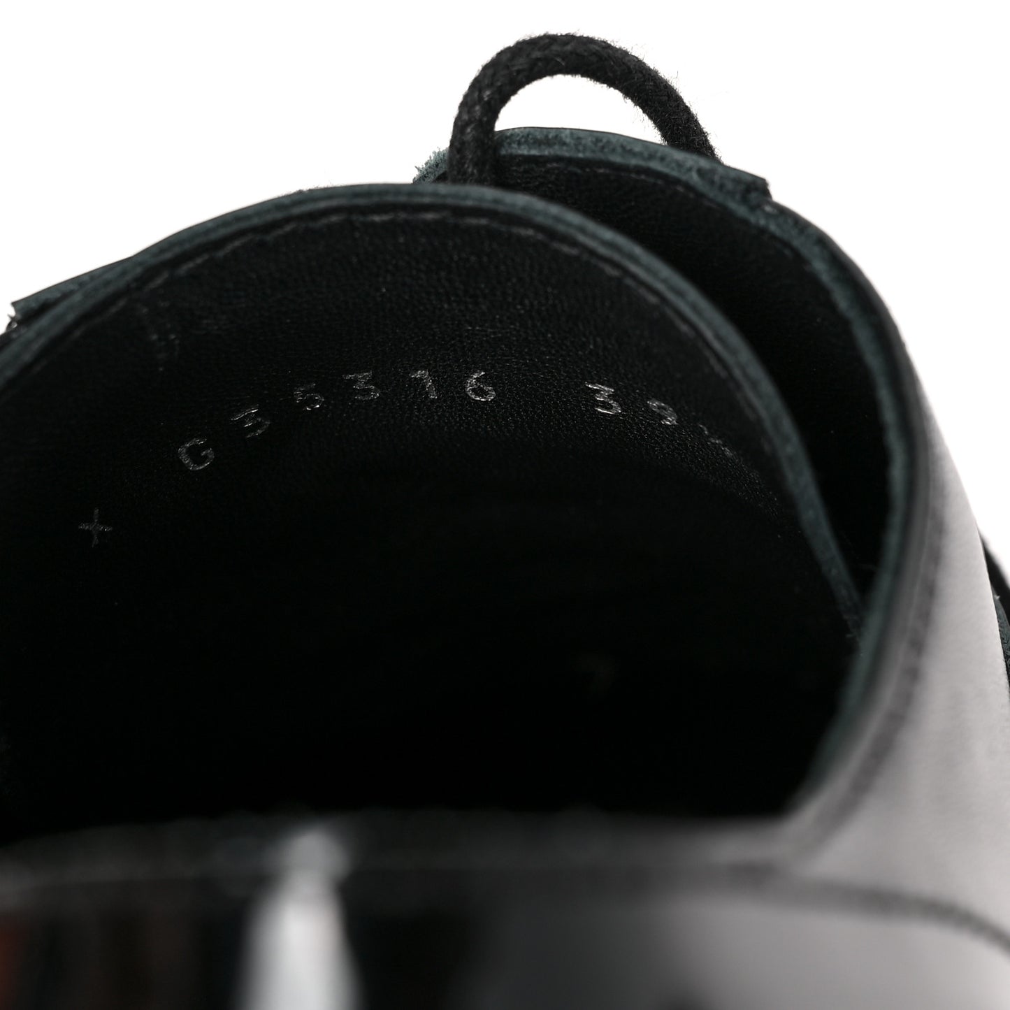 Lambskin Patent Calfskin CC Brogue Lace Up Oxfords 39.5 Black
