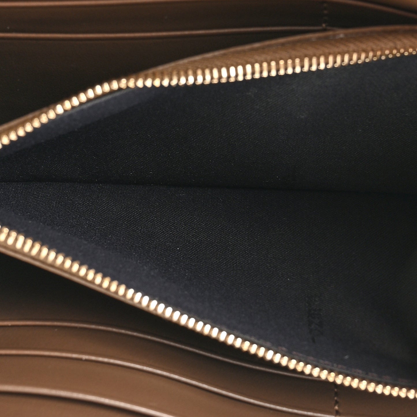 Vitello Soft F is Fendi Bi-Color FF 1974 Embossed Continental Envelope Wallet On Chain Maya Black