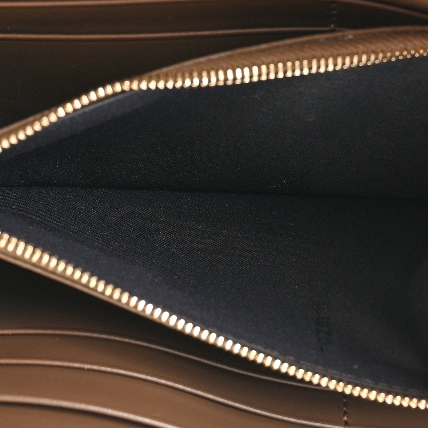 Fendi Vitello Soft F is Fendi Bi-Color FF 1974 Embossed Continental Envelope Wallet On Chain Maya Black 8 of 14