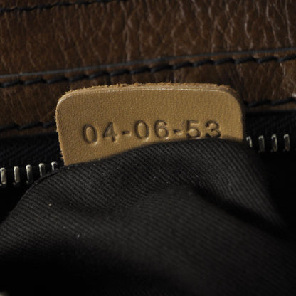 Chloe Leather Edith Satchel Brown 9 of 9