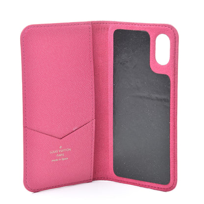 Louis Vuitton Monogram iPhone X/XS Folio Case Rose Pop 5 of 9
