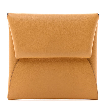 Hermes Sikkim Verso Bastia Coin Purse Curry Bleu Saphir 1 of 7