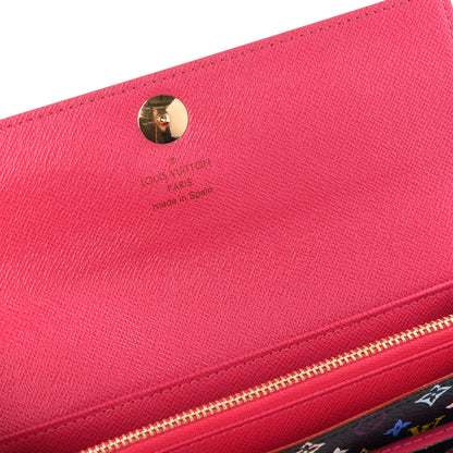 Louis Vuitton Monogram Multicolor Sarah Wallet Black Grenade 7 of 10