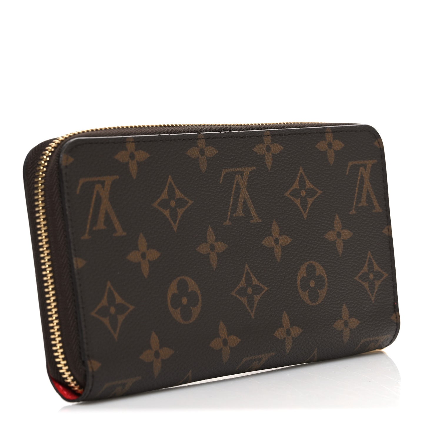 Monogram Zippy Wallet Coquelicot