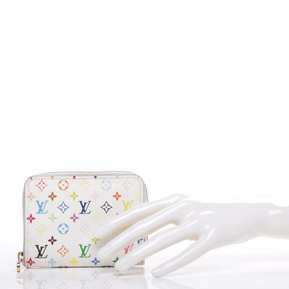 Louis Vuitton Monogram Multicolor Zippy Coin Purse White 2 of 8