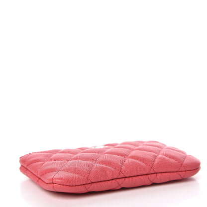 Chanel Caviar Quilted Small Cosmetic Case Pink 2 of 8