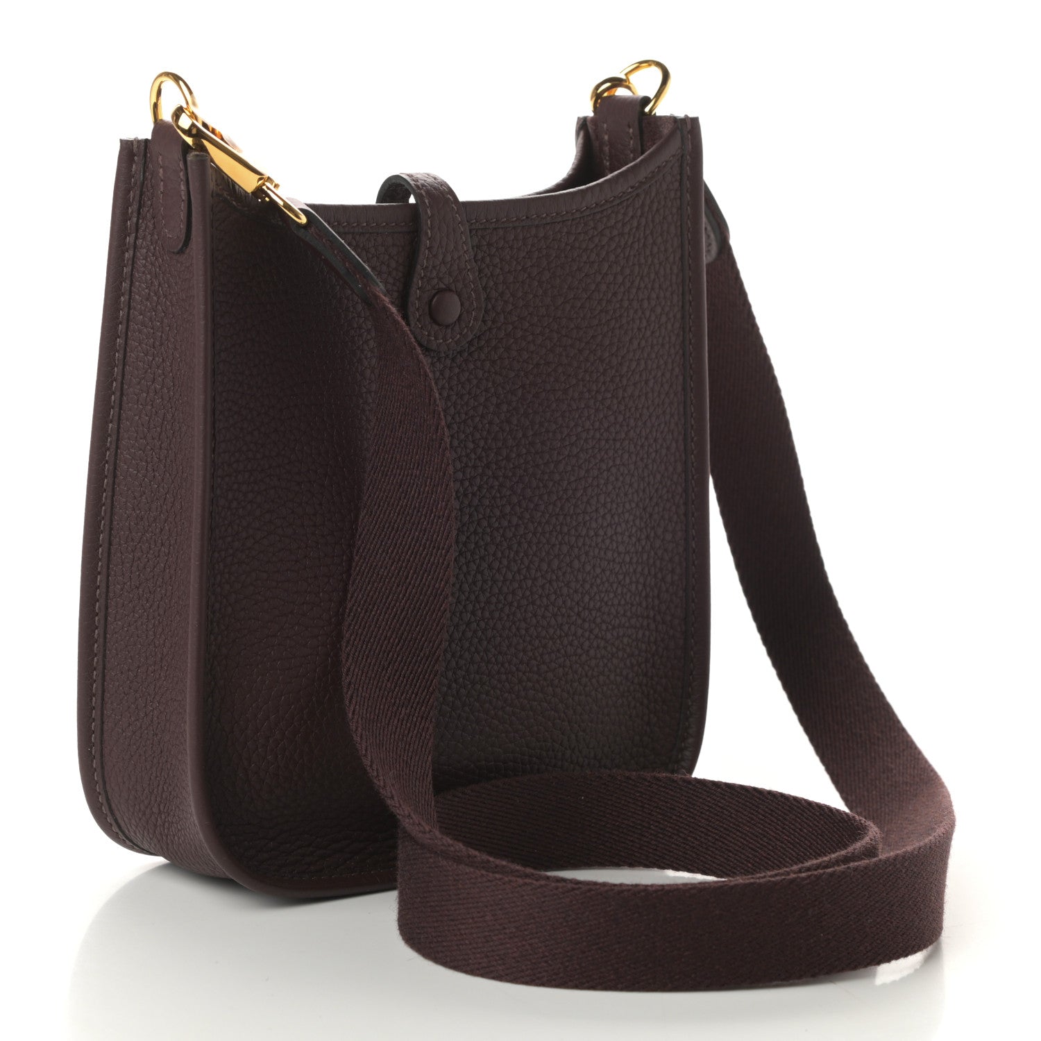 Hermes Taurillon Clemence Amazone Evelyne TPM Rouge Sellier 3 of 9