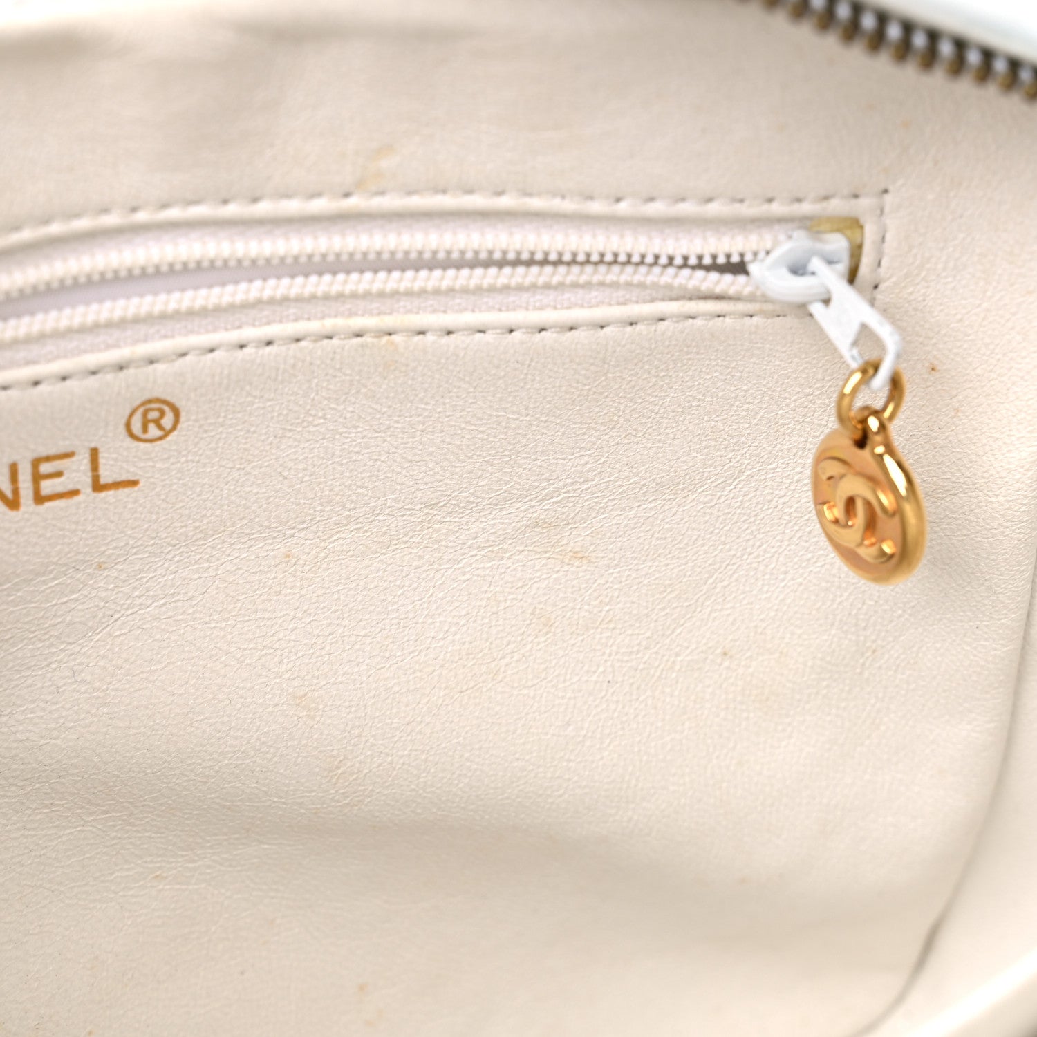 Chanel Lambskin Quilted Tassel Camera Case White 11 of 14