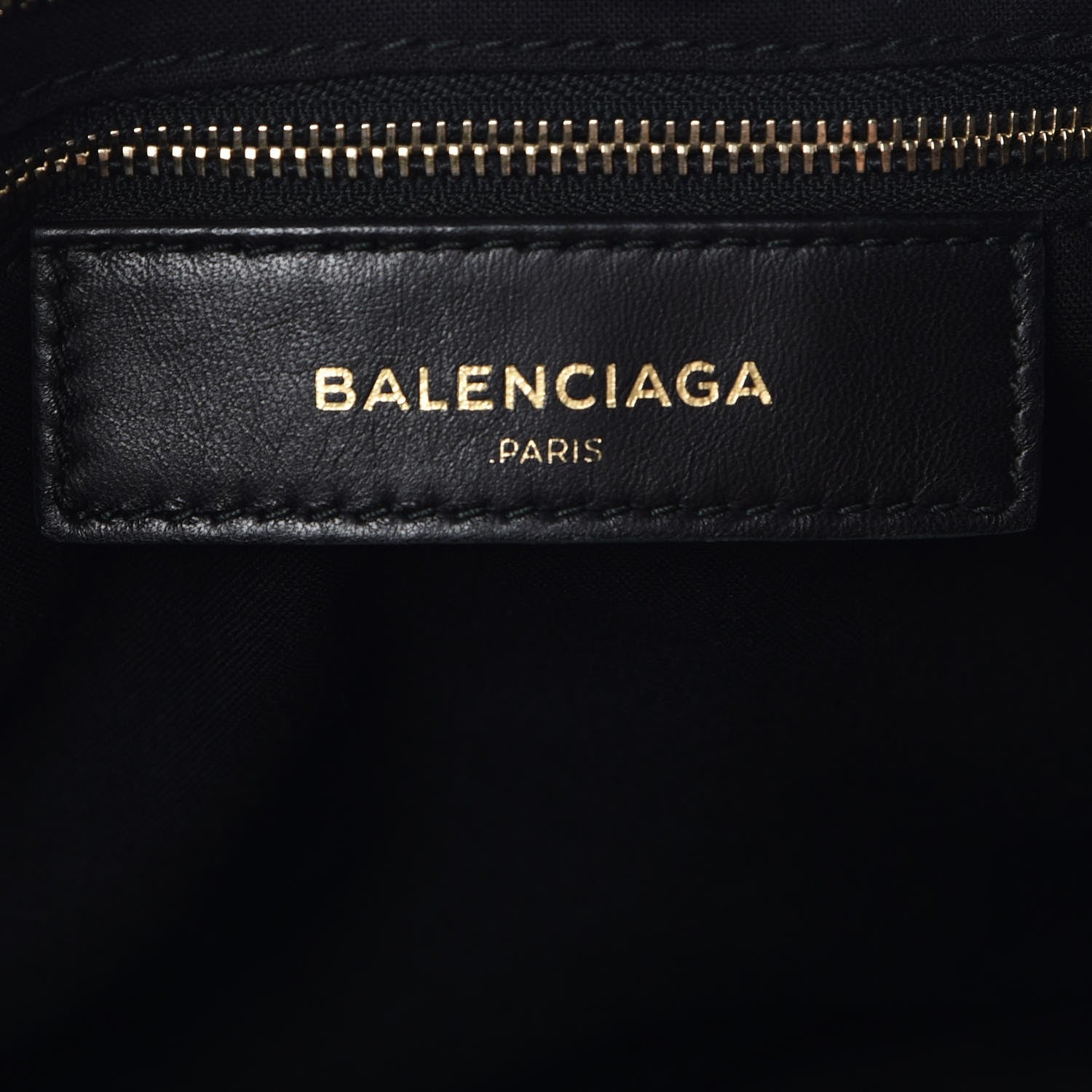 Balenciaga Calfskin Crocodile Embossed Giant 12 Gold Hardware City Black 7 of 8