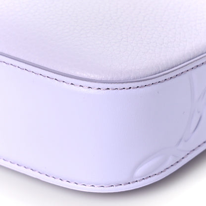 Christian Louboutin Calfskin Empire Loubila Pouch on Chain Lilac Smoke Rosy 7 of 7