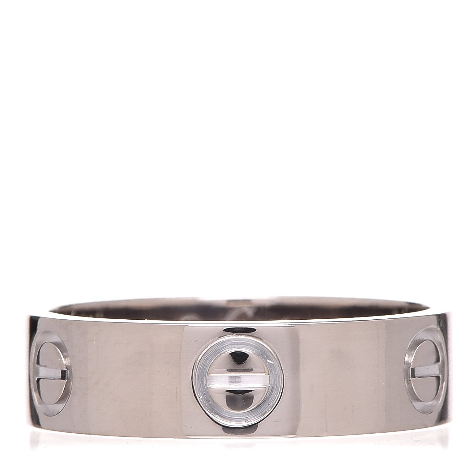 Cartier 18K White Gold 5.5mm LOVE Ring 57 8 1 of 4