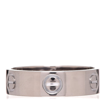 Cartier 18K White Gold 5.5mm LOVE Ring 57 8 1 of 4