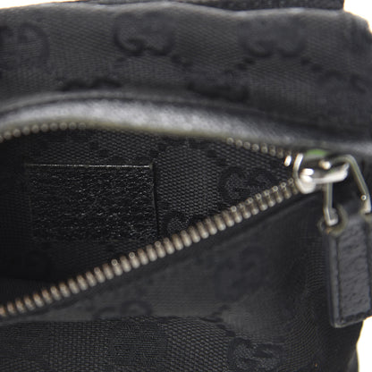 Gucci GG Monogram Double Pocket Belt Bag Black 8 of 11