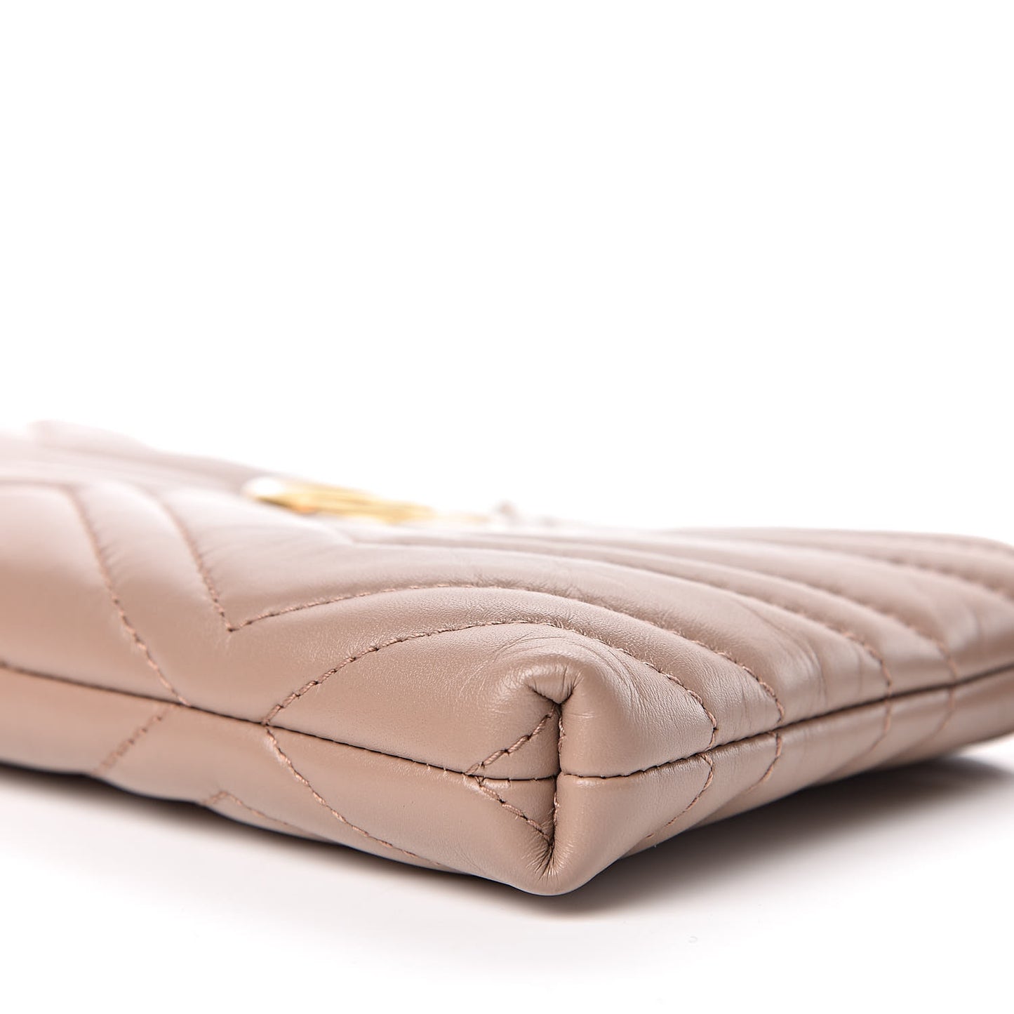 Calfskin Matelasse Mini GG Marmont Chain Bag Porcelain Rose