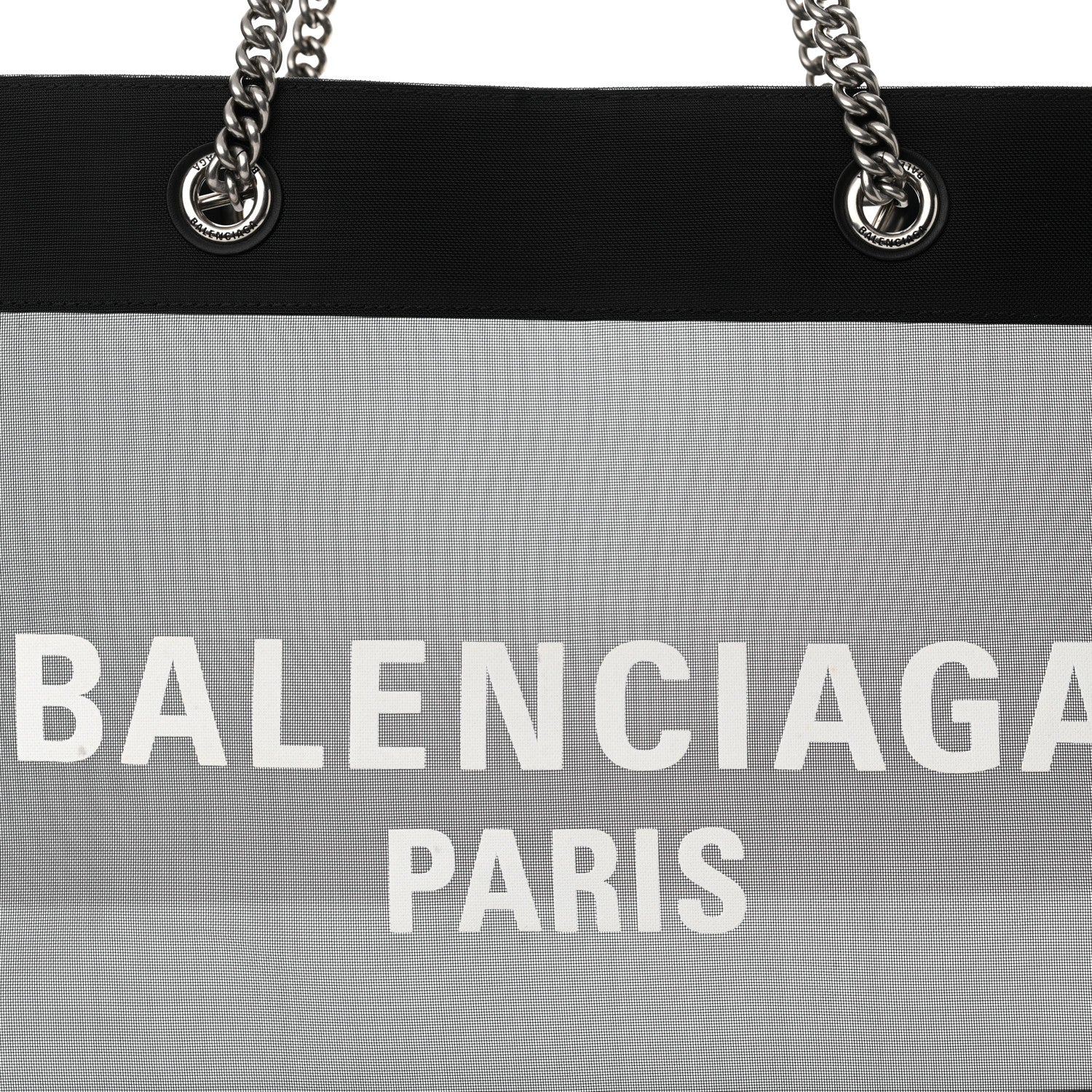 Balenciaga Mesh Large Duty Free Tote Black 8 of 10