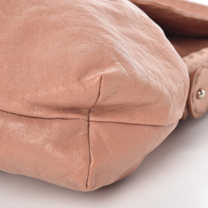 Fendi Lambskin Calfskin Romano Selleria Large Chef Shoulder Bag Pink 13 of 13
