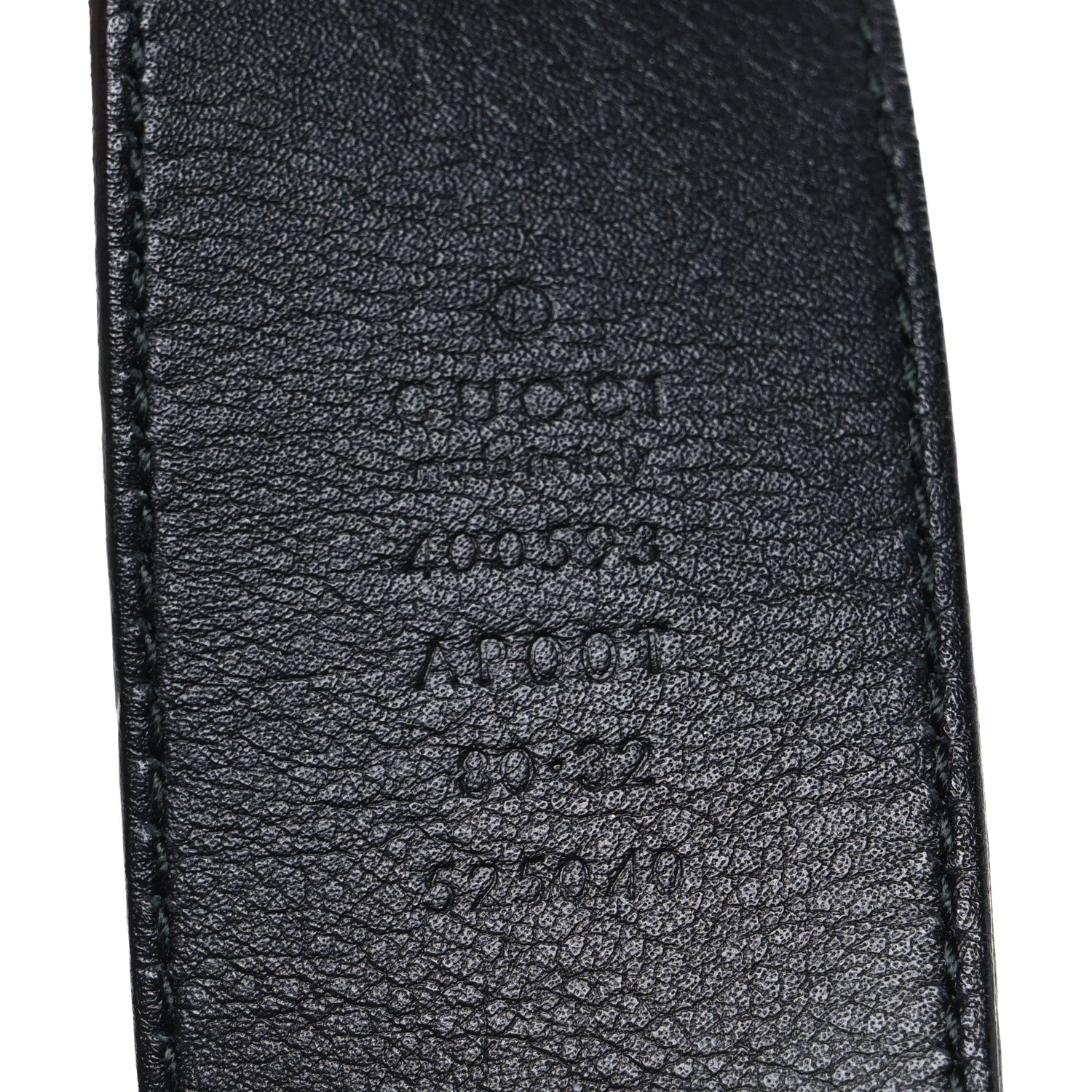 Gucci Calfskin Double G 40mm Belt 80 32 Black 5 of 5