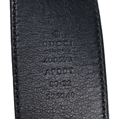 Gucci Calfskin Double G 40mm Belt 80 32 Black 5 of 5
